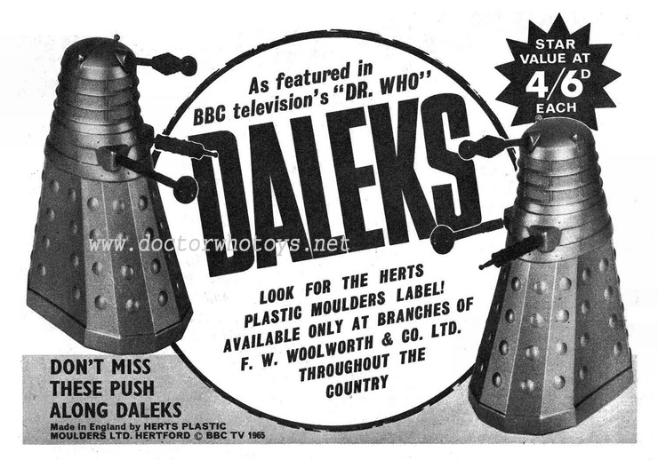 Doctor Who Toy Advertisement